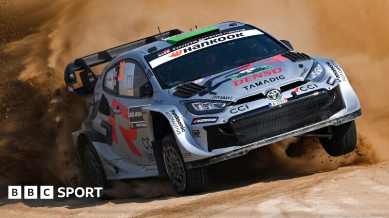 World Rally Championship: Sebastien Ogier ties record as Elfyn Evans misses out on first title