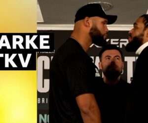 Clarke vs TKV: Frazer Clarke and Jeamie ‘TKV’ Tshikeva face off