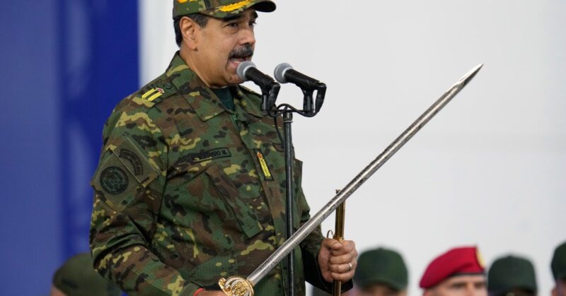 Maduro Brandishes Sword at Rally as U.S. Tensions Escalate