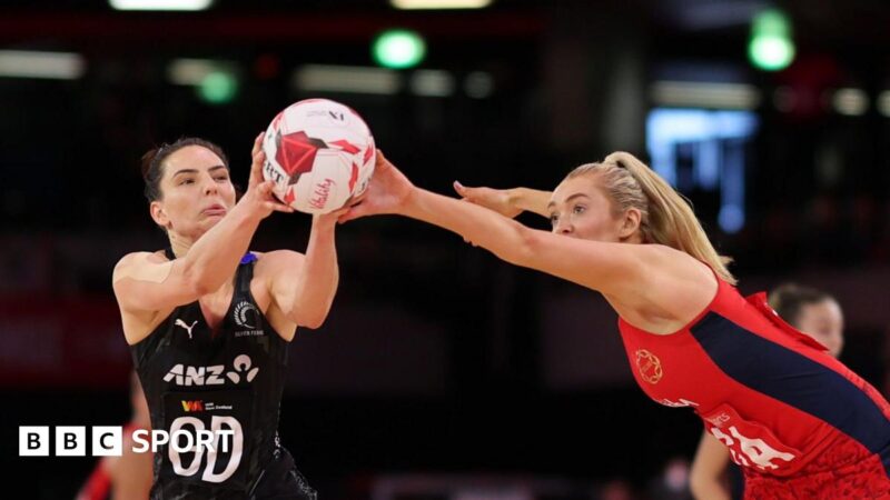 England 55-49 New Zealand: Roses lose deciding match in series
