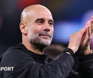 Man City deliver ominous statement on Pep Guardiola’s landmark day as Liverpool suffer