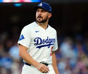 Dodgers pitcher Alex Vesia steps away before World Series, misses parade