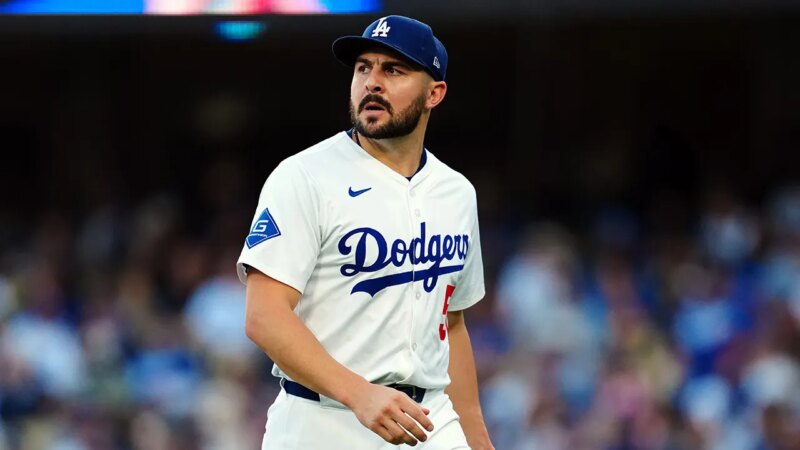 Dodgers pitcher Alex Vesia steps away before World Series, misses parade