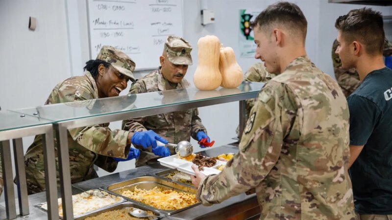 Military secures over 380,000 pounds of Thanksgiving food for troops worldwide