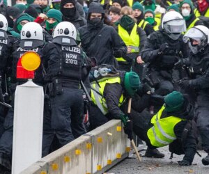 Massive protest disrupts AfD youth conference in Germany with thousands
