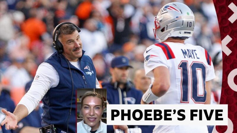 Phoebe's Five from NFL week 12