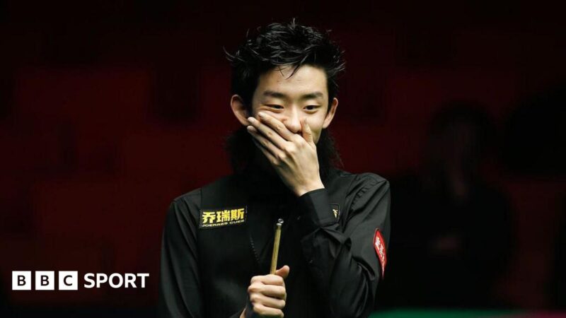 International Championship snooker: Wu Yize beats Zhao Xintong 9-6 to reach final in Nanjing