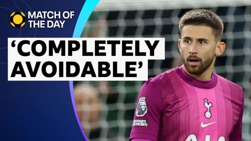 Match of the Day: Vicario mistake piles pressure on Spurs boss Thomas Frank