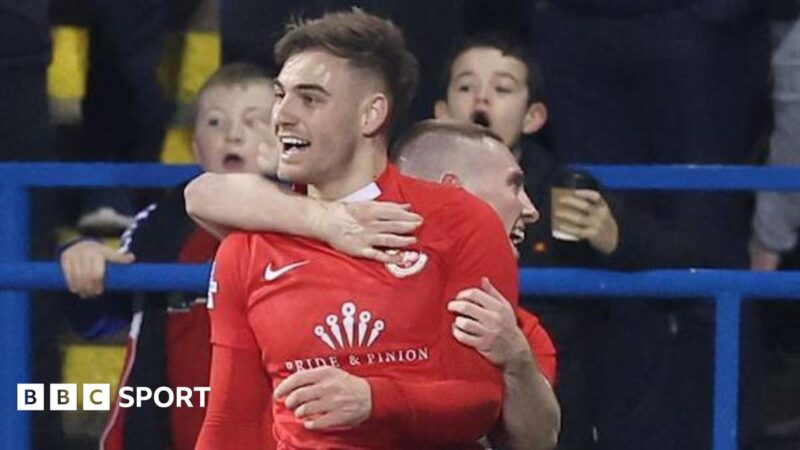 Larne beat Coleraine to go top of Irish Premiership