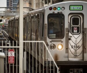 Chicago train rider doused with liquid, set on fire