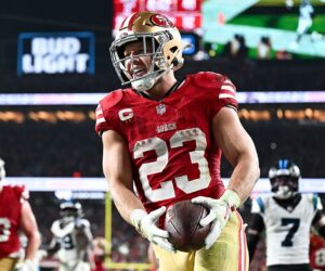 Christian McCaffrey leads 49ers past former Panthers team on Monday Night