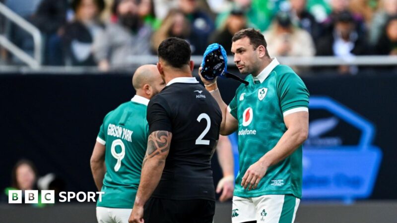 Tadhg Beirne: Ireland forward’s red card against New Zealand rescinded