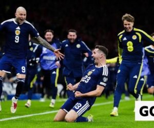 McLean nets from halfway in stoppage time to seal Scotland's World Cup spot