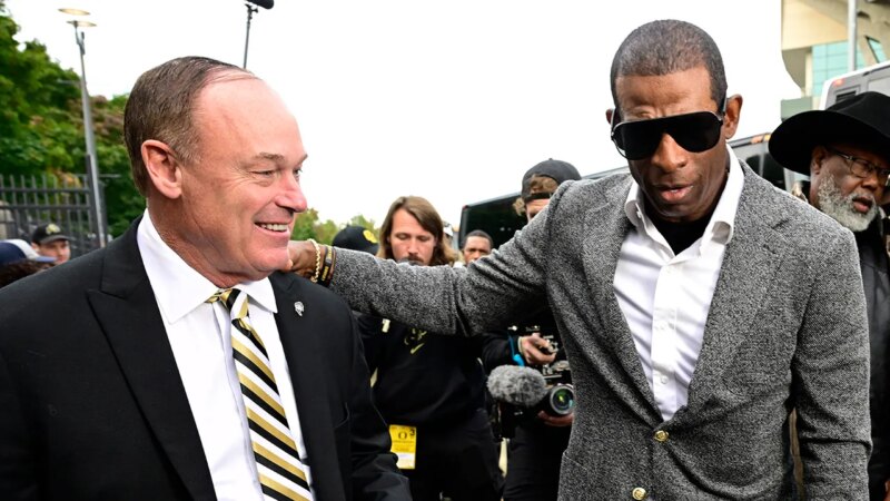 Colorado athletic director defends Deion Sanders amid team’s lackluster season