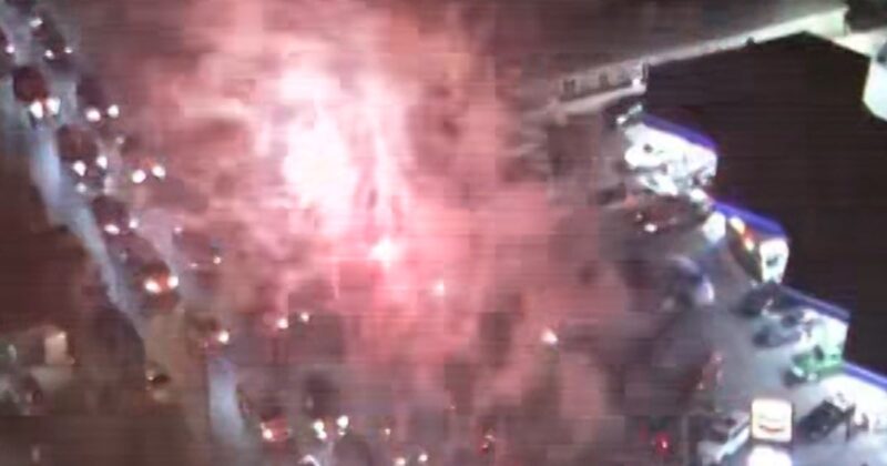 Los Angeles celebrates Dodgers win