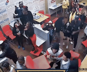 Domino’s brawl in New Jersey ends with officer hit by chair, police say