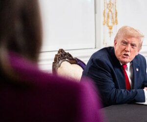 Trump’s fiery exchanges with female reporters fuel backlash among critics