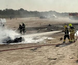 Indian fighter jet crashes during Dubai Air Show, killing pilot