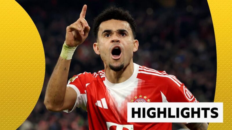 Bayern Munich 3-1 St Pauli highlights: Luis Diaz and Nicolas Jackson score late goals