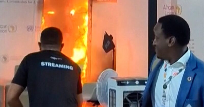 Fire breaks out at COP30 climate summit