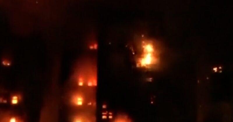 Dozens killed after fire engulfs Hong Kong high-rise