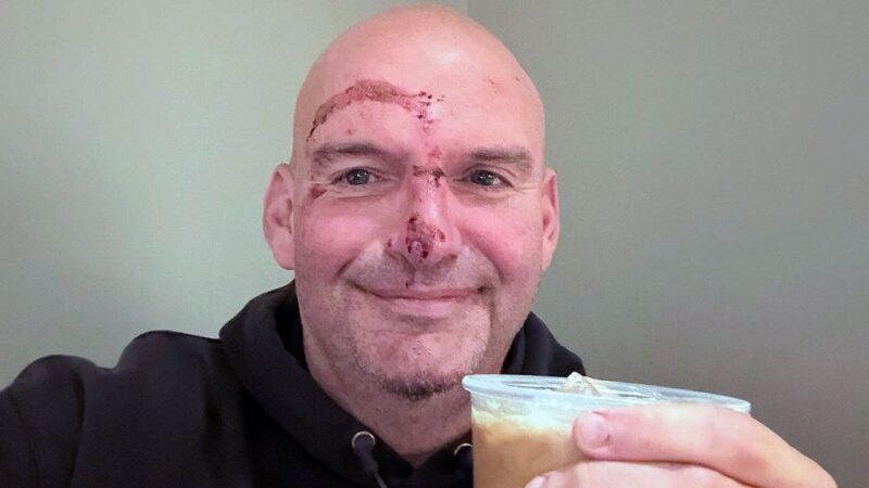 Sen. John Fetterman shares recovery photo after heart hospitalization