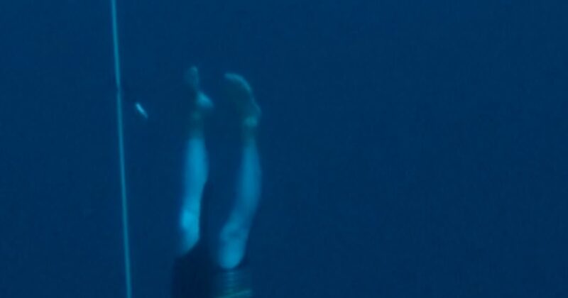 Ukrainian freediver sets new record with 282-foot dive
