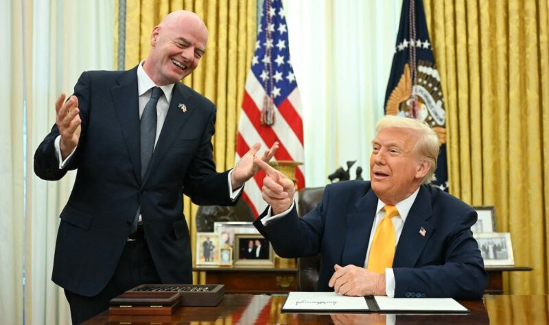FIFA’s Infantino accused of violating neutrality over Trump support