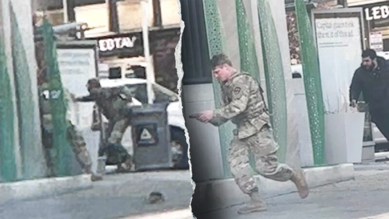 Video shows National Guard ambush attack near White House in Washington DC