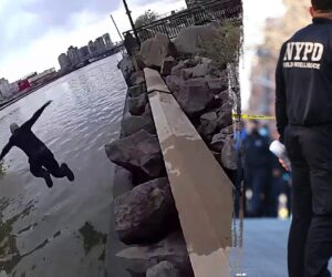 NYPD officers rescue teen girl from freezing waters