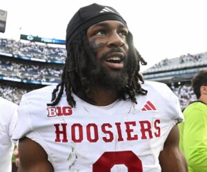 Indiana’s Omar Cooper Jr makes incredible go-ahead TD catch