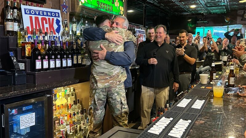 Ciattarelli surprised by Army son’s return from Kuwait deployment