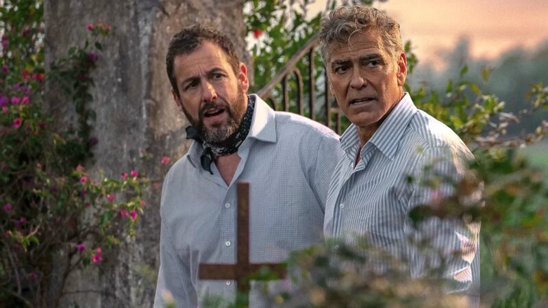 Adam Sandler outshines George Clooney in Netflix’s showbiz dramedy ‘Jay Kelly’