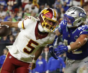 Joe Theismann urges Jayden Daniels to ‘protect yourself’ after latest injury