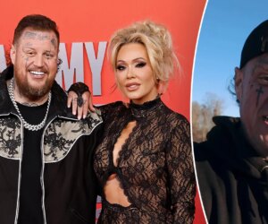 Jelly Roll shaves beard after 20 years, wife says he looks like Beetlejuice