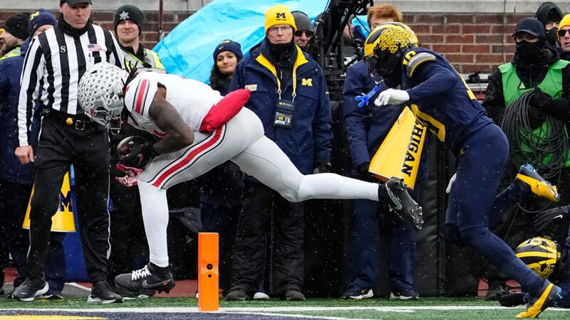 Jeremiah Smith’s controversial score against Michigan created social media uproar