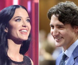 Katy Perry declares she’s dating someone as Justin Trudeau wears shark costume