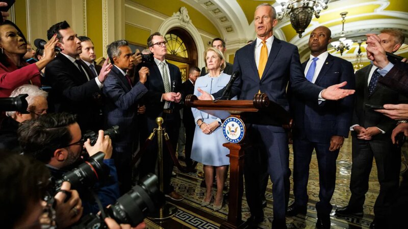 Senate Republicans consider pushing back government funding extension