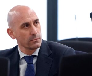 Former Spanish soccer boss Luis Rubiales pelted with eggs by uncle at book event