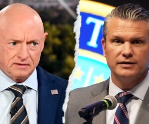 Hegseth tells Sen Mark Kelly ‘you can’t even display your uniform correctly’