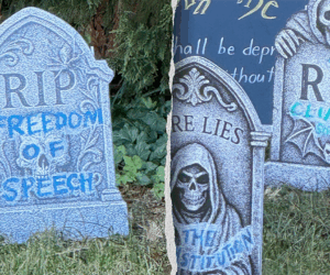 Political Halloween display lands Maryland Supreme Court justice in hot water