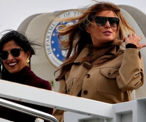 Melania Trump, Usha Vance visit military families in North Carolina