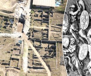 Ancient rival of Rome uncovered as 2,000-year-old basin is found in Gabii, Italy