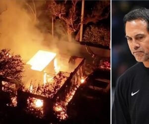 Heat coach’s home engulfed in flames in Florida
