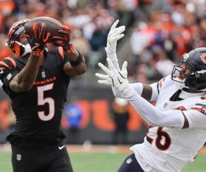 Bengals’ Tee Higgins makes history with incredible TD catch vs Bears
