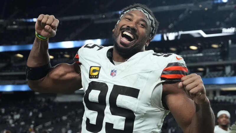 NFL news: Browns’ Myles Garrett eyes single-season sacks record