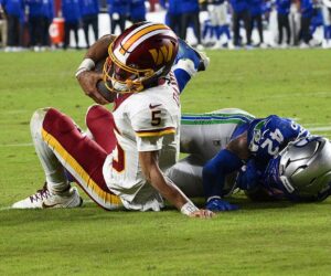 Commanders’ Jayden Daniels suffers horrific injury vs Seahawks