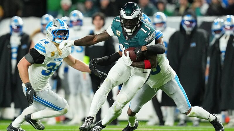 NFL scores: Eagles’ defense completely stymies Lions in win