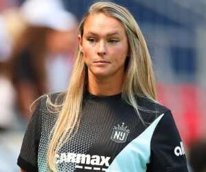 Kylie Kelce addresses claims she gave her daughters ‘boy names’