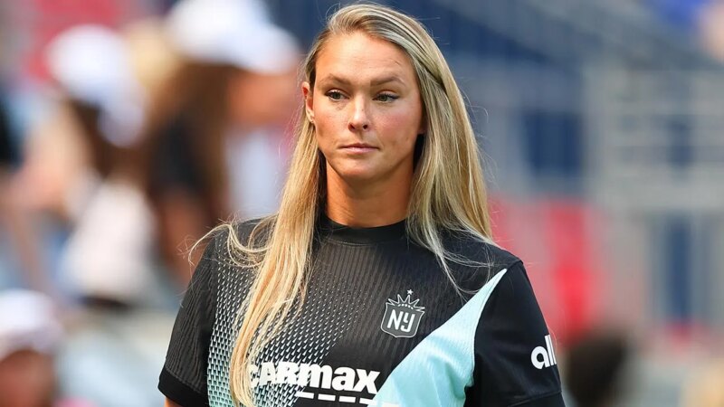 Kylie Kelce addresses claims she gave her daughters ‘boy names’